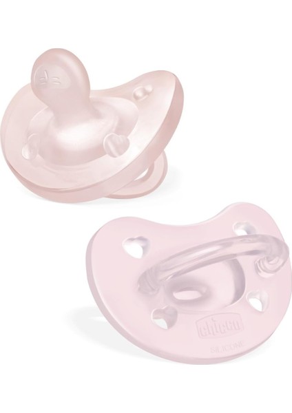 Chicco Physioforma Soft 2'li Silikon Emzik 2-6 Ay Kız