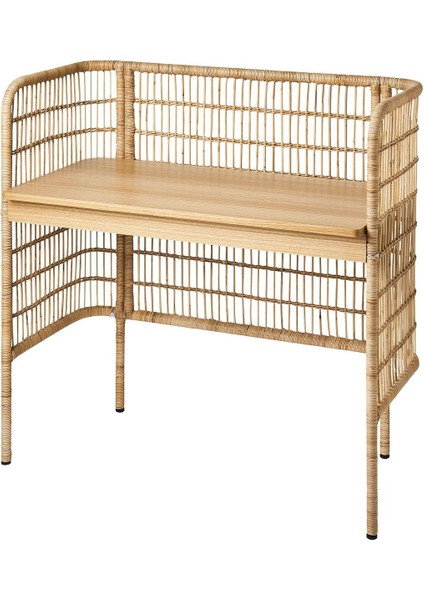Çalışma Masası, Rattan, 110X54 cm
