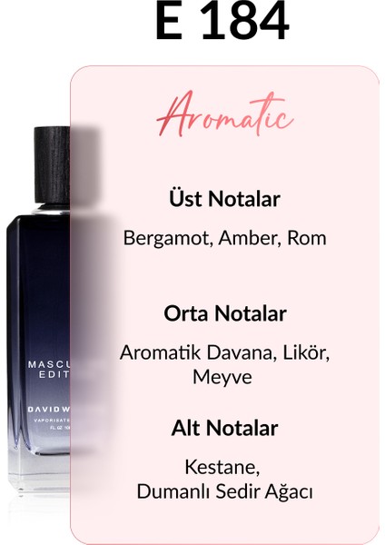 E184 Stand With Me 100 ml Erkek Parfüm | Aromatic fiyatları
