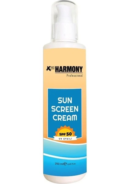 Sun Screen Cream Uv Etkili Spf 50 Güneş Kremi 250 ml