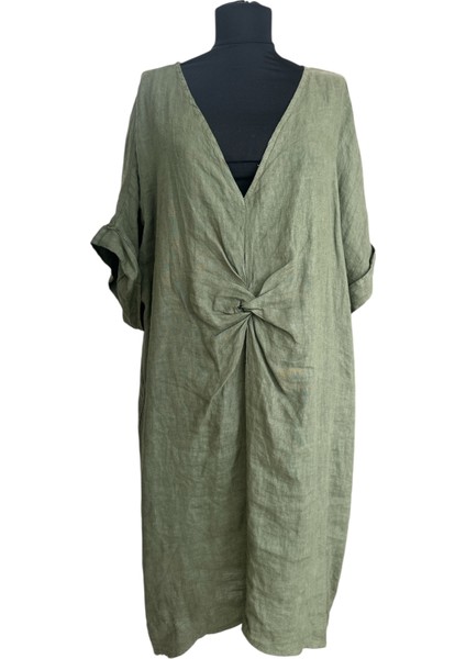 Italyan Keten Elbise