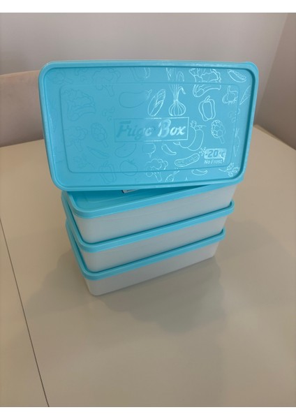 2 Litre Hava Geçirmez Derin Dondurucu Saklama Kabı 4’lü Set – Kırılmaz, Bpa Free, -20°c Uyumlu