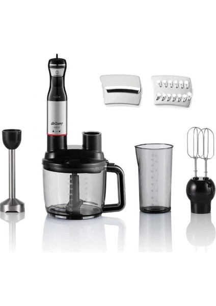 Çok Fonksiyonlu Siyah Blender Seti AR1157-S Forte