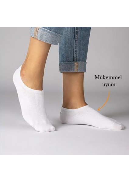 12 Çift Pamuklu Erkek Sneaker Patik Çorap Beyaz fiyatları