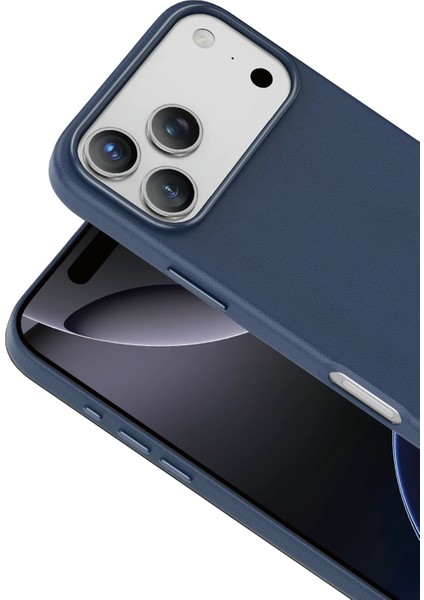 Apple iPhone 17 Pro Kılıf Deri Kaplama Soft Görünüm Magsafe Premium Kapak fiyatları
