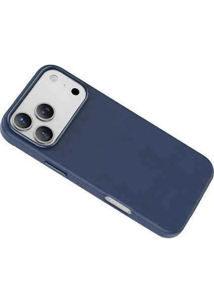 Apple iPhone 17 Pro Kılıf Deri Kaplama Soft Görünüm Magsafe Premium Kapak fırsatları