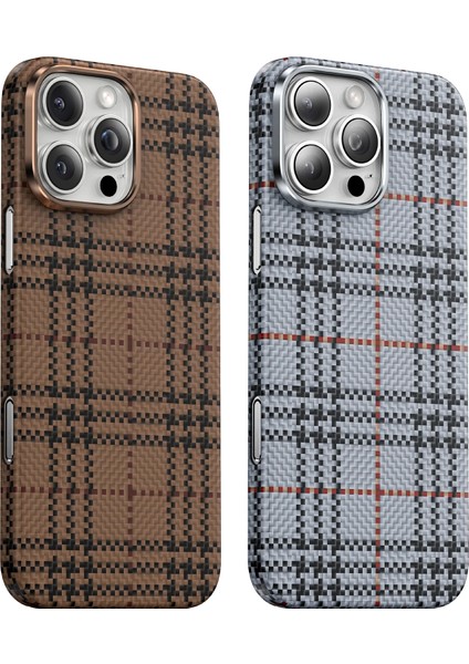 iPhone 16 Pro Kılıf Magsafe Şarj Özellikli 0,5 Süper Ince Aramid Karbon Fiber Scots Kevlar fiyatları