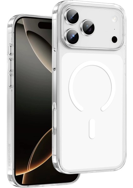 Apple iPhone 17 Pro Kılıf Ultra Koruyucu Sert Renkli Sararmaz Glaze Magsafe Kapak