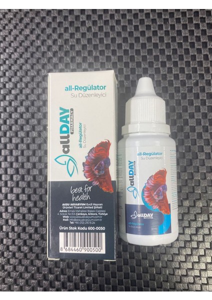 All-Regulator Akvaryum Su Düzenleyici 30 ml
