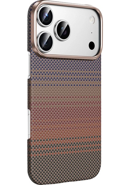 Apple iPhone 17 Pro Max Kılıf Magsafe Şarj Özellikli Ultra Slim Aramid Karbon Fiber Kevlar Kapak modelleri