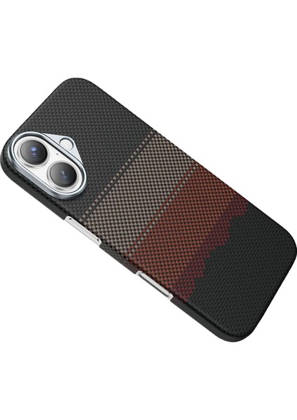 Apple iPhone 17 Kılıf Magsafe Şarj Özellikli Ultra Slim Aramid Karbon Fiber Kevlar Kapak fırsatları