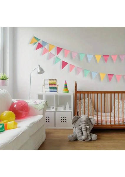 Çocuk Doğum Günü Süs, Jüt Bayrak Flama