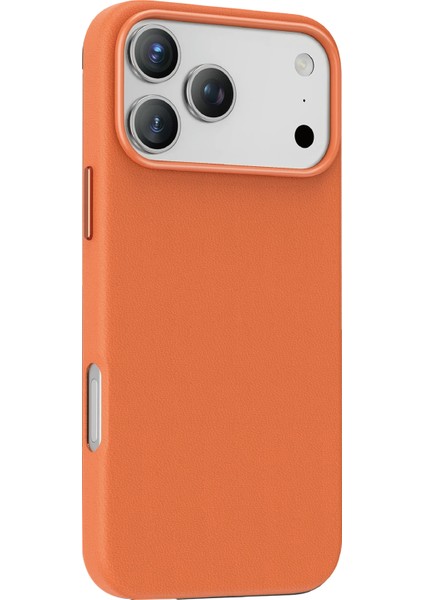 Apple iPhone 17 Pro Max Kılıf Deri Kaplama Soft Görünüm Magsafe Premium Kapak modelleri