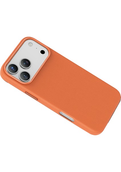 Apple iPhone 17 Pro Max Kılıf Deri Kaplama Soft Görünüm Magsafe Premium Kapak fırsatları