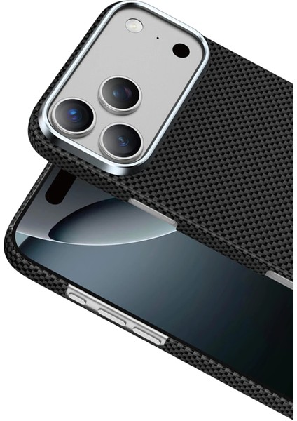 Apple iPhone 17 Pro Max Kılıf Desenli Karbon Fiber Kevlar Norra Magsafe Kapak fiyatları