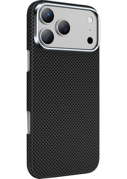Apple iPhone 17 Pro Max Kılıf Desenli Karbon Fiber Kevlar Norra Magsafe Kapak modelleri