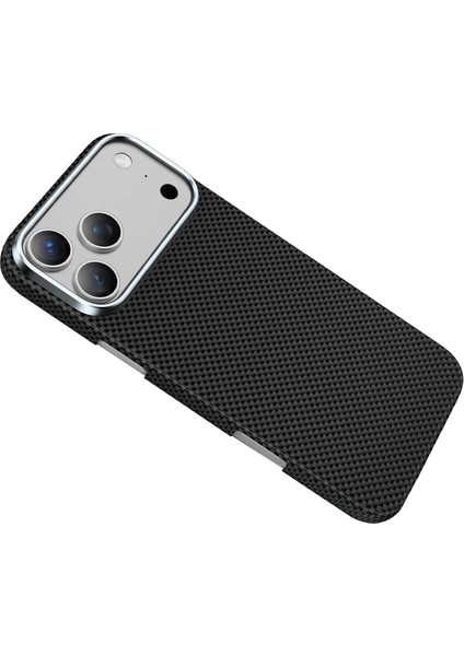 Apple iPhone 17 Pro Max Kılıf Desenli Karbon Fiber Kevlar Norra Magsafe Kapak fırsatları