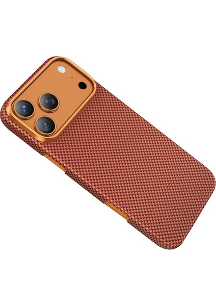 Apple iPhone 17 Pro Kılıf Desenli Karbon Fiber Kevlar Norra Magsafe Kapak fırsatları