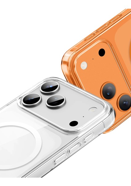 Apple iPhone 17 Pro Kılıf Ultra Koruyucu Sert Renkli Sararmaz Glaze Magsafe Kapak indirimleri