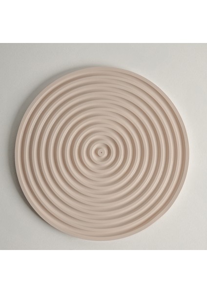 Spiral Formlu Dekoratif Sunum Tabağı | Günışığı Beji