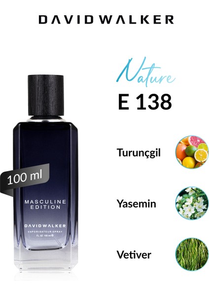 E138 Blue Div 100 ml Erkek Parfüm | Nature