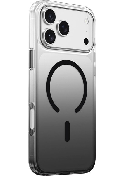 Apple iPhone 17 Pro Uyumlu Kılıf Parlak Çift Renkli Şeffaf Magsafe Özellikli Kapak fırsatları