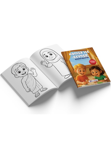 Hamza ile Zeynep'in Maceraları Hikaye Kitap Seti Kudüs, Mekke, Medine ve Boyama Kitabı 4 Kitap fırsatları