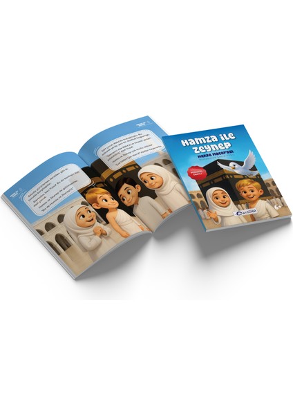 Hamza ile Zeynep'in Maceraları Hikaye Kitap Seti Kudüs, Mekke, Medine ve Boyama Kitabı 4 Kitap indirimleri