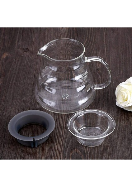 Kahve Sürahisi Borosilikat Cam Coffee Server 600 ml