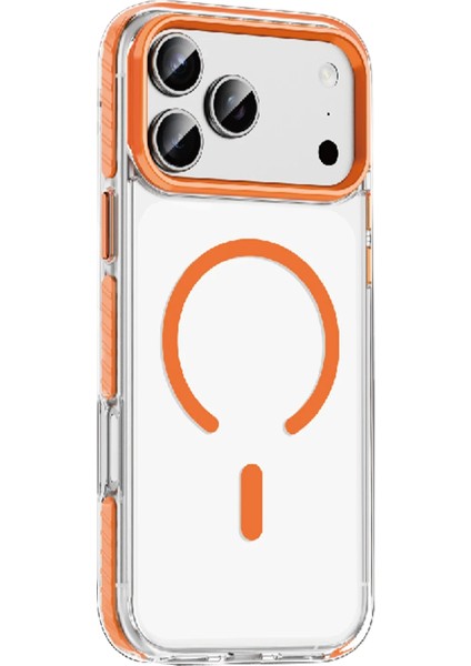 Apple iPhone 17 Pro Kılıf Kenarı Darbe Önleyici Tırtıklı Shockstar Magsafe Kapak modelleri