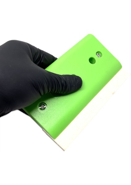 Kalın Keçeli Büyük Ragle Folyo Cam Filmi Çekme Aparatı Yeşil modelleri