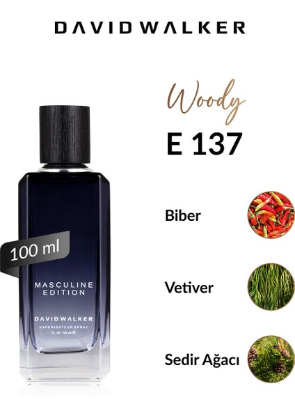 E137 Tendrew 100 ml Erkek Parfüm | Woody