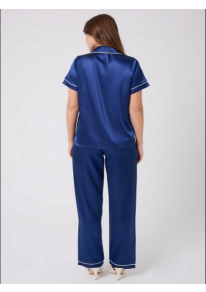Missayza V.s 2110 Model Kısa Kol Biyeli Saten Pijama Takım fiyatları