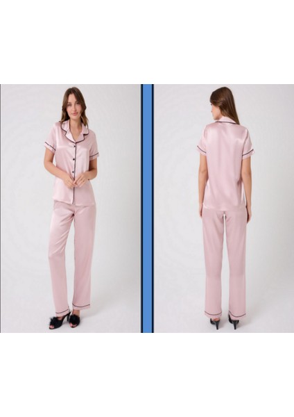 Missayza V.s 2110 Model Kısa Kol Biyeli Saten Pijama Takım fiyatları