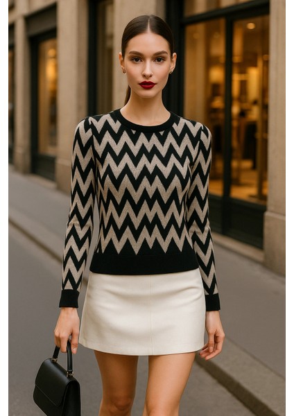 Rosberg Tül Detay Triko Bluz modelleri