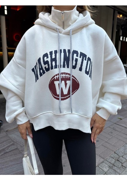 Washington Fermuar Detaylı Tasarım Sweatshirt fiyatları
