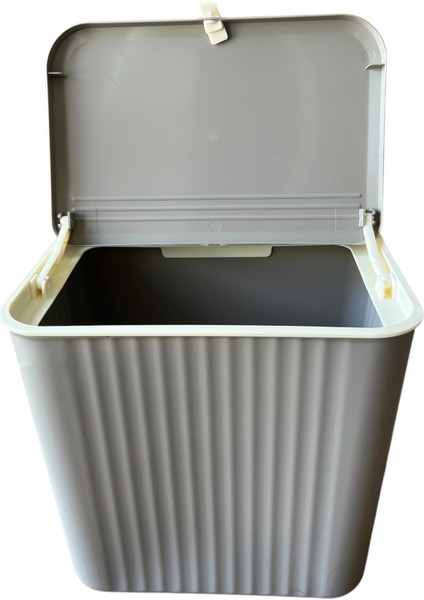 Mutfak Tezgah Üstü ve Dolap Askılı Çöp Kovası, Latte 15 Lt indirimleri