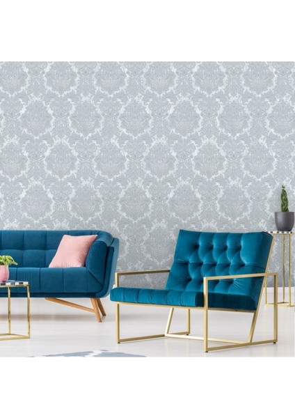 Seven Duvar Kağıdı 7807-2 / Zengin Barok damask desenli duvar kağıdı fırsatları