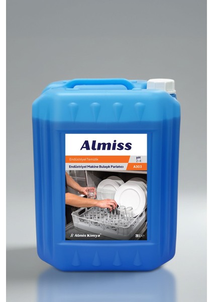 Almiss A503 Endüstriyel Bulaşık Makinesi Parlatıcısı 20 Litre