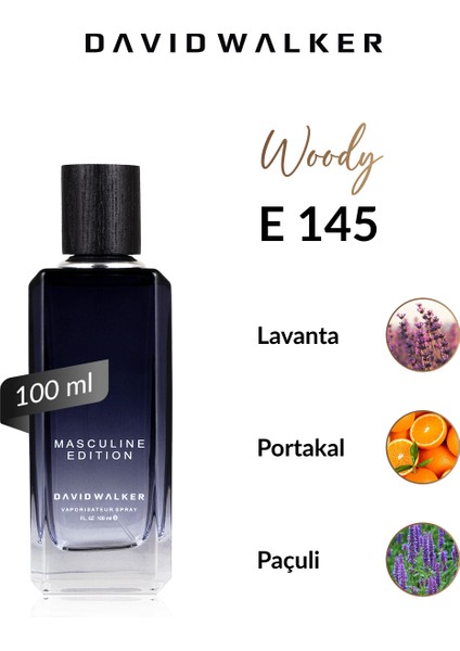 E145 Rick 100 ml Erkek Parfüm | Woody
