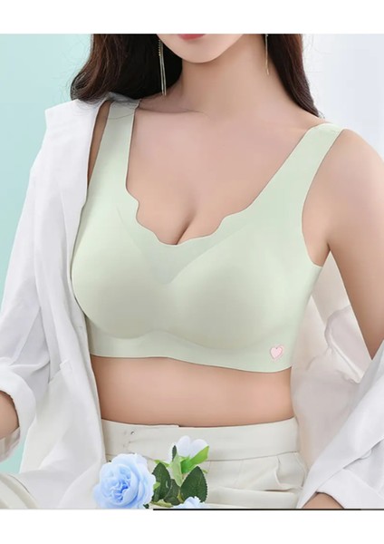 Hafif Dikişsiz Hiç Yok Hissi Veren Lazer Kesim Iz Yapmaz Konforlu Yumoş Sütyen 1 Adet fırsatları