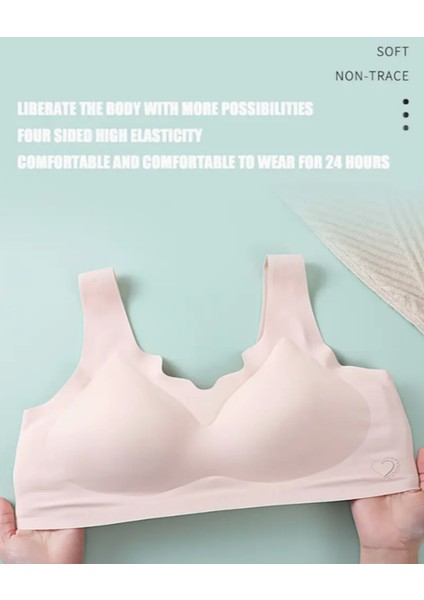 Hafif Dikişsiz Hiç Yok Hissi Veren Lazer Kesim Iz Yapmaz Konforlu Yumoş Sütyen 1 Adet indirimleri