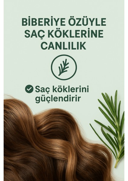8 Aktifli Doğal Içerikli Biberiye Özlü & Keratin Destekli Dökülme Karşıtı Ferahlatıcı Şampuan modelleri