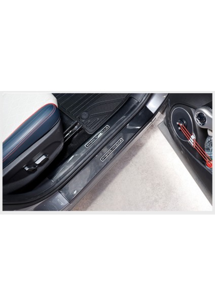Byd Atto 3 Kapı Eşiği Koruma Karbon Fiber Kaplaması 8'li Set fiyatları