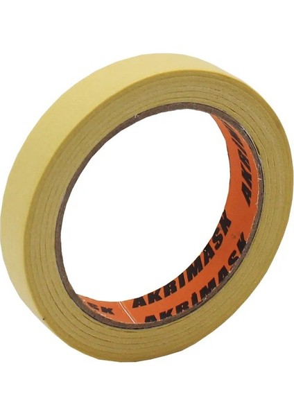 AKRİMASK Akrimask Sarı Kağıt Maskeleme Bandı 18MM x 35 Metre - 1 Koli 96 Adet fiyatları