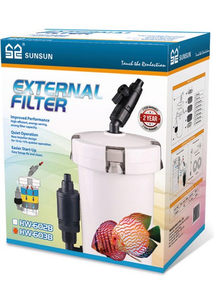 Allzey Sunsun Dış Filtre 400 Lh 6W