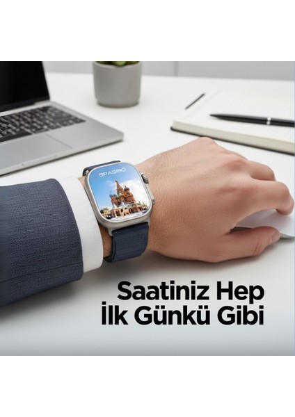 Apple Watch Ultra 49MM Ekran Koruyucu | Takma Aparatı ile Kolay Kurulum fırsatları