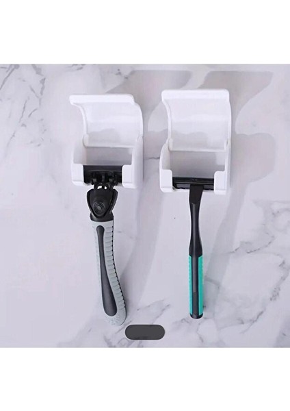 Tıraş Bıçağı Düzenleyici Yapışkanlı Banyo Jilet Organizeri Askısı modelleri