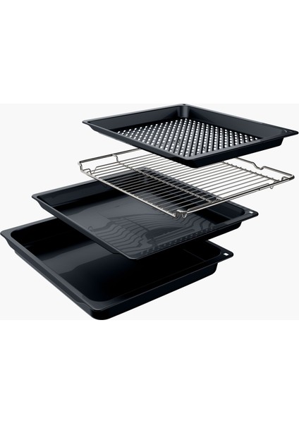 Beyaz Ankastre Set HU736AEV0T Xl Airfryer Özellikli Buharlı FIRIN-EO7C2PP30O OCAK-LC66KPJ20T Davllumbaz