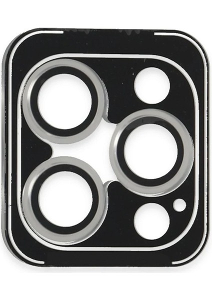 Allzey Joko Iphone 16 Pro Max Pvd Metal Kamera Lens - Gümüş